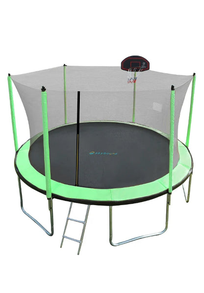 "Large Trampoline with Enclosure Net - Safe & Fun Outdoor Exercise   "