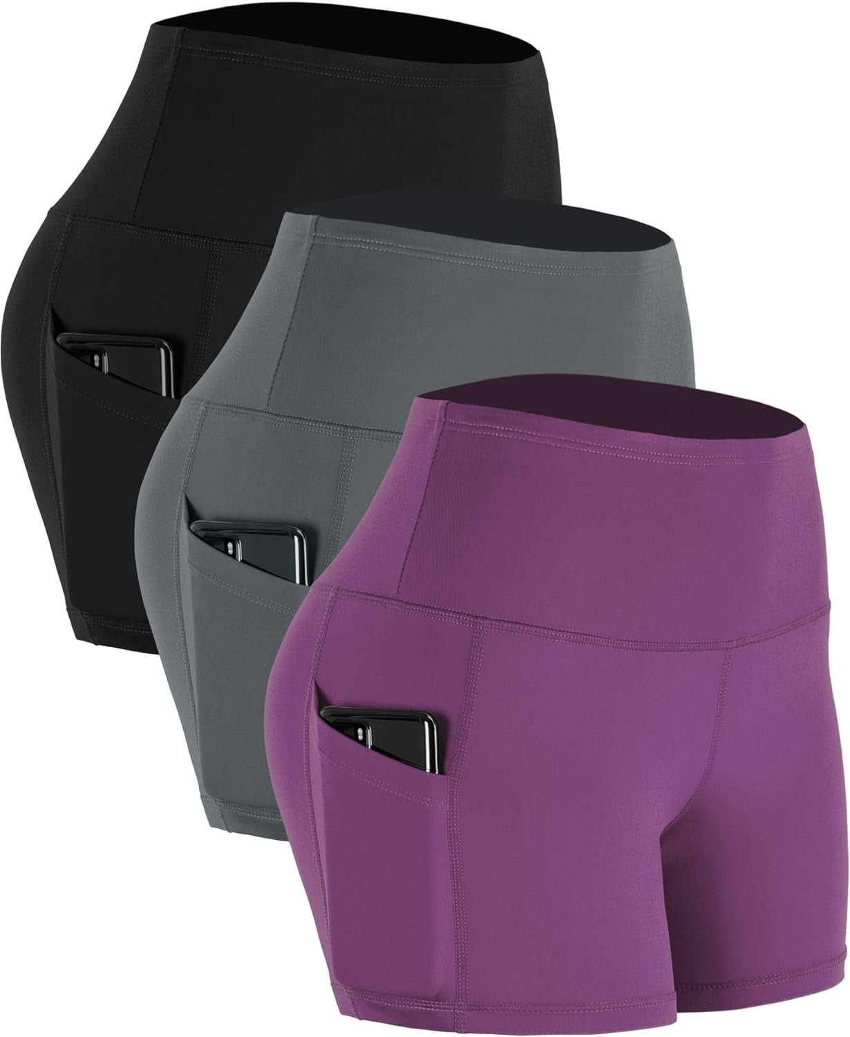 High Waisted Spandex Shorts - MEERI