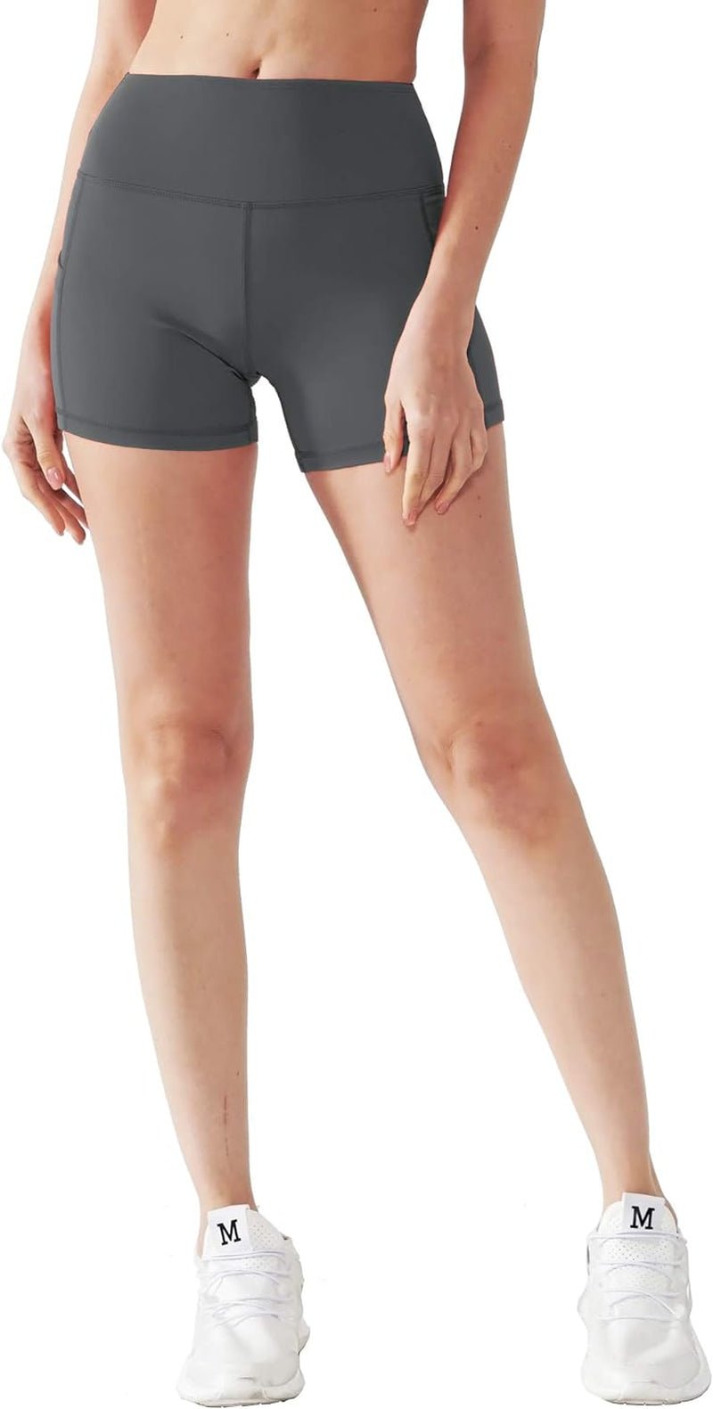 High Waisted Spandex Shorts - MEERI