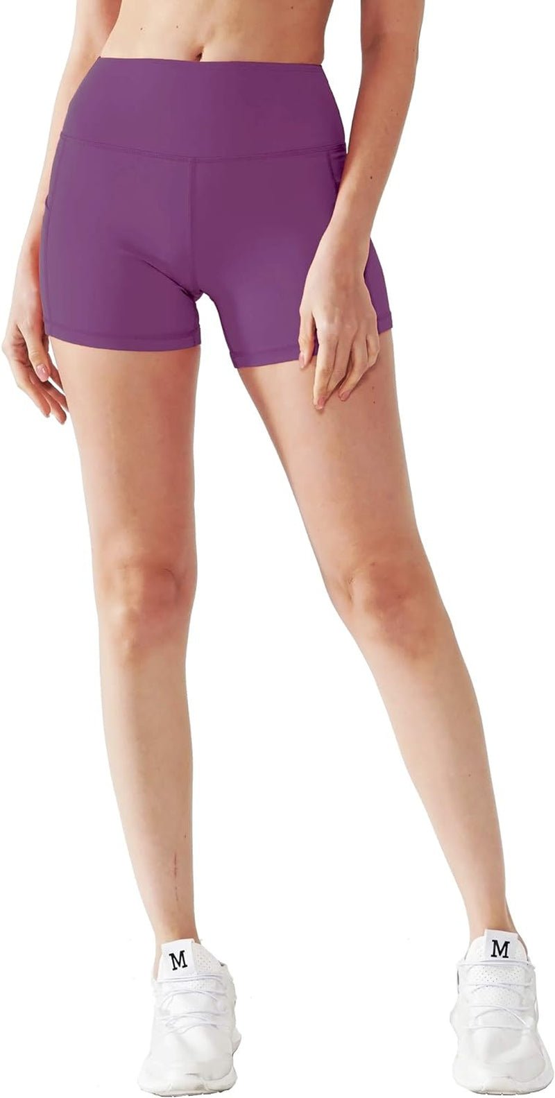 High Waisted Spandex Shorts - MEERI